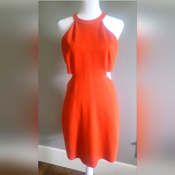 Urban Outfitters Silence + Noise Meeko Dress | Orange | Size L - Picture 6 of 6